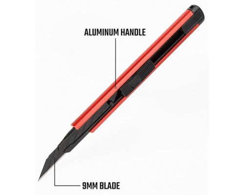 Нож для графических работ WORKPRO с отламывающимися лезвиями 30 град. 9мм WP212012