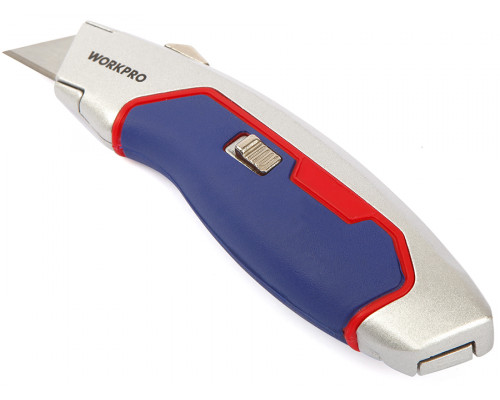 Быстрооткрывающийся строительный нож WORKPRO WP213011