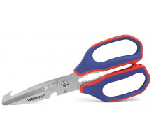 Многофункциональные кухонные ножницы WORKPRO 250 мм WP214006
