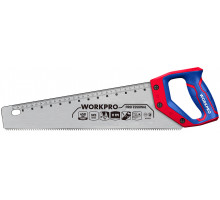 Ножовка по дереву WORKPRO 450 мм, SK5, 7TPI WP215006
