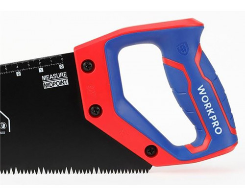 Ножовка по дереву WORKPRO c тефлоновым покрытием, 400 мм, SK5 WP215013