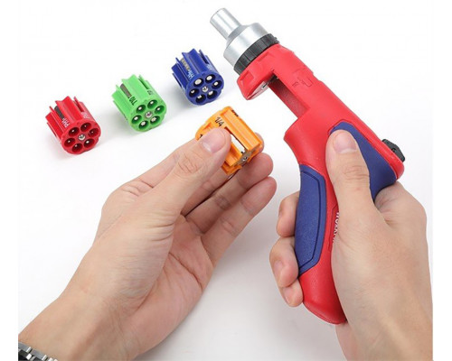 Отвертка с пистолетной рукояткой WORKPRO с автозагрузкой WP221048