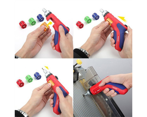 Отвертка с пистолетной рукояткой WORKPRO с автозагрузкой WP221048