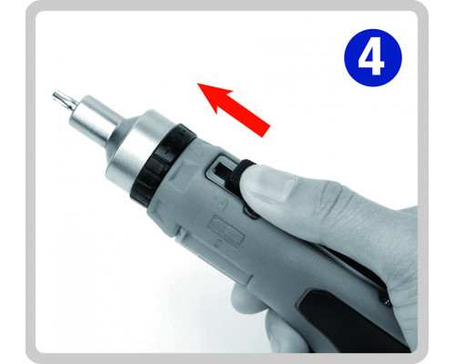 Отвертка с пистолетной рукояткой WORKPRO с автозагрузкой WP221048