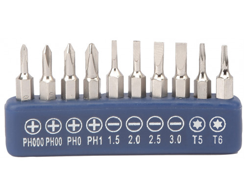 Набор отвертка с битами WORKPRO с трещоткой, 12 шт WP221051