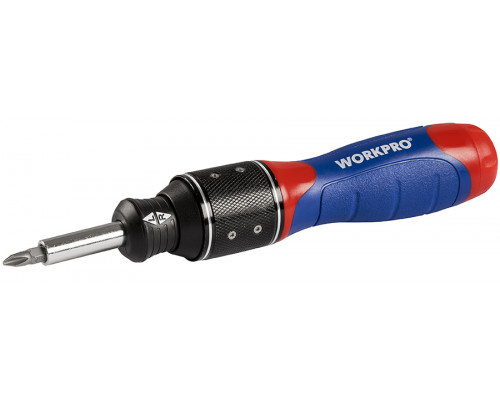 Отвертка с набором двойных насадок WORKPRO WP221055