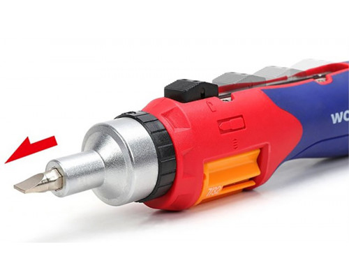 Отвертка с трещоткой WORKPRO 24 бит, с автозагрузкой WP221056