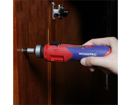 Отвертка с трещоткой WORKPRO 24 бит, с автозагрузкой WP221056