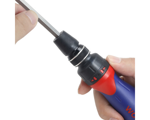 Набор отвертка с битами 10-В-1 WORKPRO с храповым механизмом WP221059