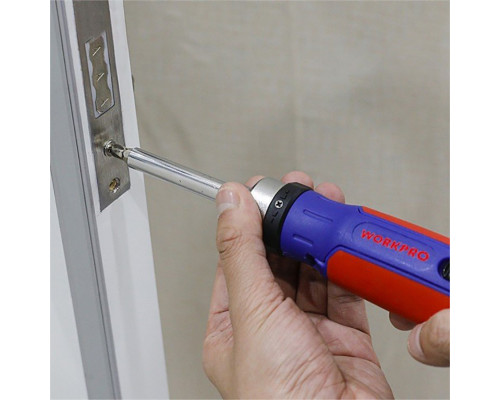 Набор: отвертка с битами WORKPRO 14 шт WP221061