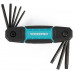 Набор шестигранных ключей WORKPRO TORX, складной, 8 шт. WP222030