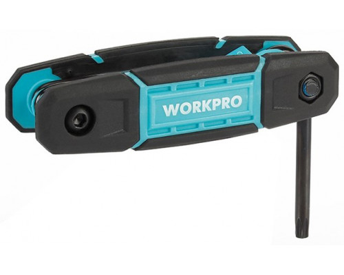 Набор шестигранных ключей WORKPRO TORX, складной, 8 шт. WP222030