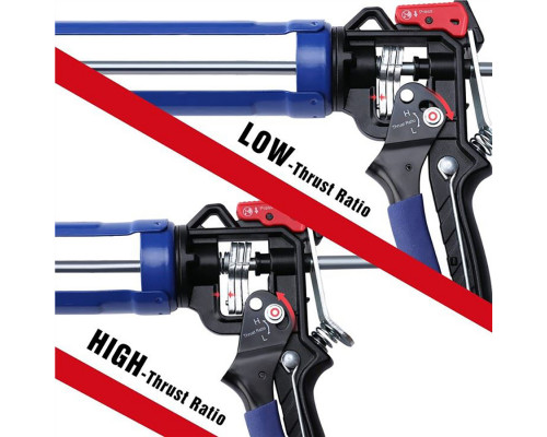 Пистолет для герметика для тяжелых работ WORKPRO 230 мм WP224001