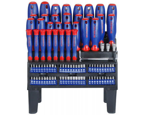 Набор отверток и бит WORKPRO 100 шт. с подставкой PRO WP200507