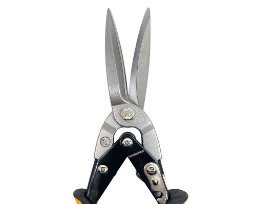 Ножницы по жести WORKPRO авиационные, 300 мм, прямые WP214018