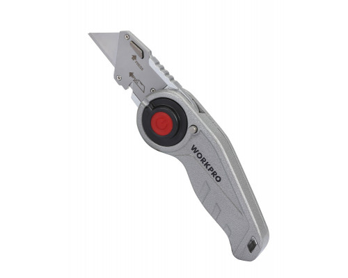 Нож складной, с подсветкой WORKPRO WP211009