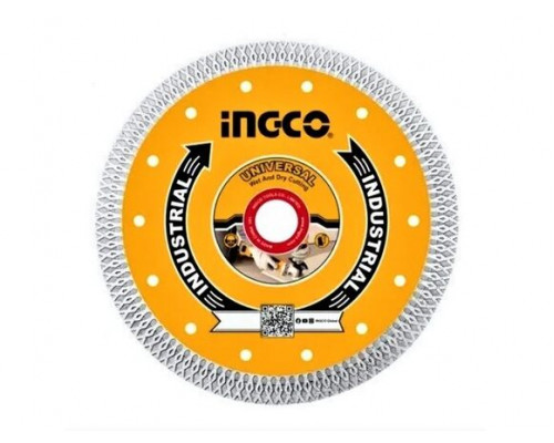 Диск алмазный INGCO INDUSTRIAL 125х1,4х22,2 мм, алмаз 10 мм, ТУРБО-Х ультратонкий DMD081251HT Диск алмазный INGCO INDUSTRIAL 125х1,4х22,2 мм, алмаз 10 мм, ТУРБО-Х ультратонкий DMD081251HT