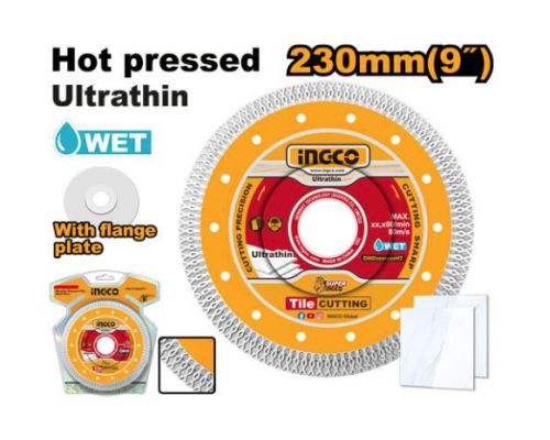 Диск алмазный турбо INGCO INDUSTRIAL 230х22,2 мм DMD082301HT
