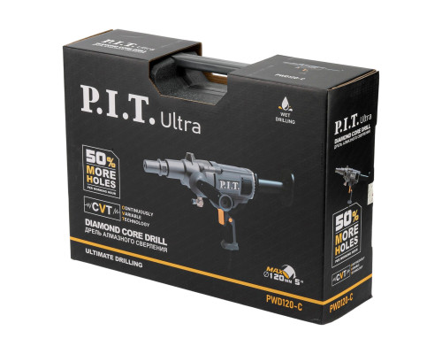 Дрель алмазного сверления электрическая P.I.T. ULTRA PWD120-C Дрель алмазного сверления электрическая P.I.T. ULTRA PWD120-C
