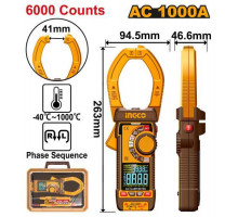 Мультиметр цифровой INGCO INDUSTRIAL 1000 А AC DCM610001