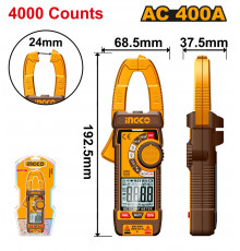 Мультиметр цифровой INGCO INDUSTRIAL 400 А AC DCM62001