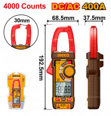 Мультиметр цифровой INGCO INDUSTRIAL 400 А AC/DC DCM62002