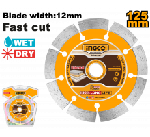 Диск алмазный сегментный INGCO INDUSTRIAL 125хх22,2 мм DMD011251