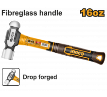Молоток с круглым бойком INGCO 450 г HBPH81016