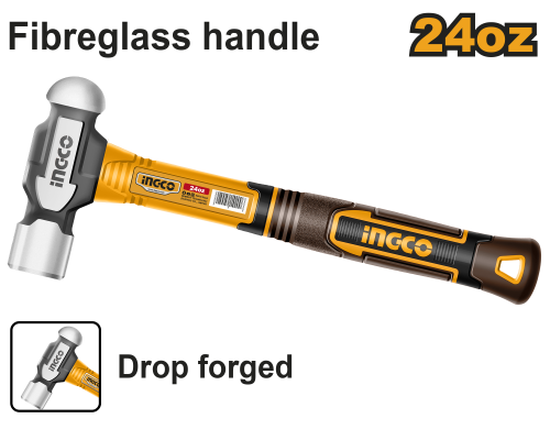 Молоток с круглым бойком INGCO 660 г HBPH81024 Молоток с круглым бойком INGCO 660 г HBPH81024