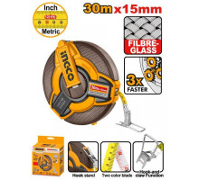 Мерная лента фиберглассовая INGCO INDUSTRIAL 30 м HFMT1830