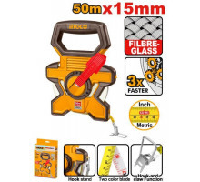 Мерная лента фиберглассовая INGCO INDUSTRIAL 50 м HFMT1850