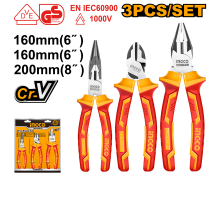 Набор диэлектрических плоскогубцев INGCO INDUSTRIAL HIKPS28318
