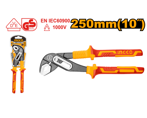 Клещи переставные диэлектрические INGCO INDUSTRIAL 250 мм HIPP28250 Клещи переставные диэлектрические INGCO INDUSTRIAL 250 мм HIPP28250