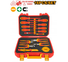 Набор изолированных инструментов 16 шт. 1000В INGCO INDUSTRIAL HKITH1601