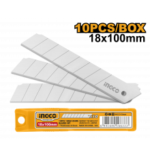 Лезвия для ножа INGCO 18х100 мм 10 шт. HKNSB112