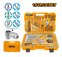 Набор инструмента универсальный 142 предмета INGCO INDUSTRIAL HKTHP21421