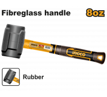 Киянка резиновая черная INGCO 220 г HRUH8808
