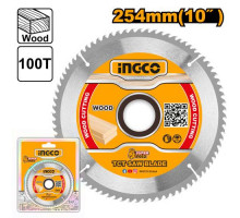 Диск пильный по дереву TCT INGCO INDUSTRIAL 254х30 мм 40Т TSB1254210