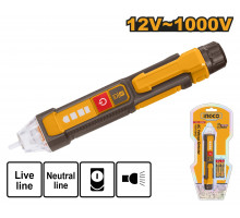 Отвертка индикаторная бесконтактная INGCO 1000 В VD100091