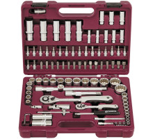 Набор инструмента универсальный THORVIK 1/4", 1/2"DR 94 предмета UTS0094MP