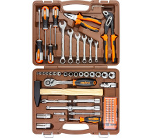 Набор универсального инструмента OMBRA 1/4", 1/2"DR (75 предм.) OMT75S