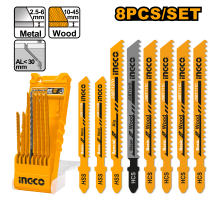 Набор пильных полотен для лобзика INGCO 8 шт AKD8088