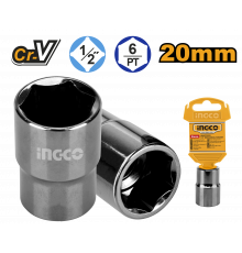 Головка торцевая шестигранная INGCO INDUSTRIAL 1/2" 20 мм HHAST12201