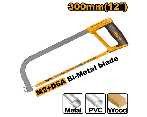 Ножовка по металлу INGCO 300 мм HHFS3068