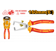 Стриппер для снятия изоляции диэлектрический INGCO INDUSTRIAL 160 мм HIWSP28160