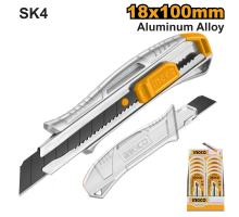 Нож канцелярский INGCO 18х100 мм HKNS11807