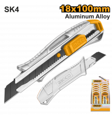 Нож канцелярский INGCO 18х100 мм HKNS11807