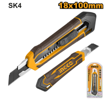 Нож канцелярский INGCO 18x100 мм HKNS11815