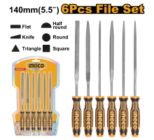 Набор надфилей INGCO  6 шт. 140 мм HKTF63