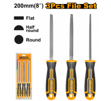 Набор напильников INGCO INDUSTRIAL 200 мм 3 шт. HKTFS1308